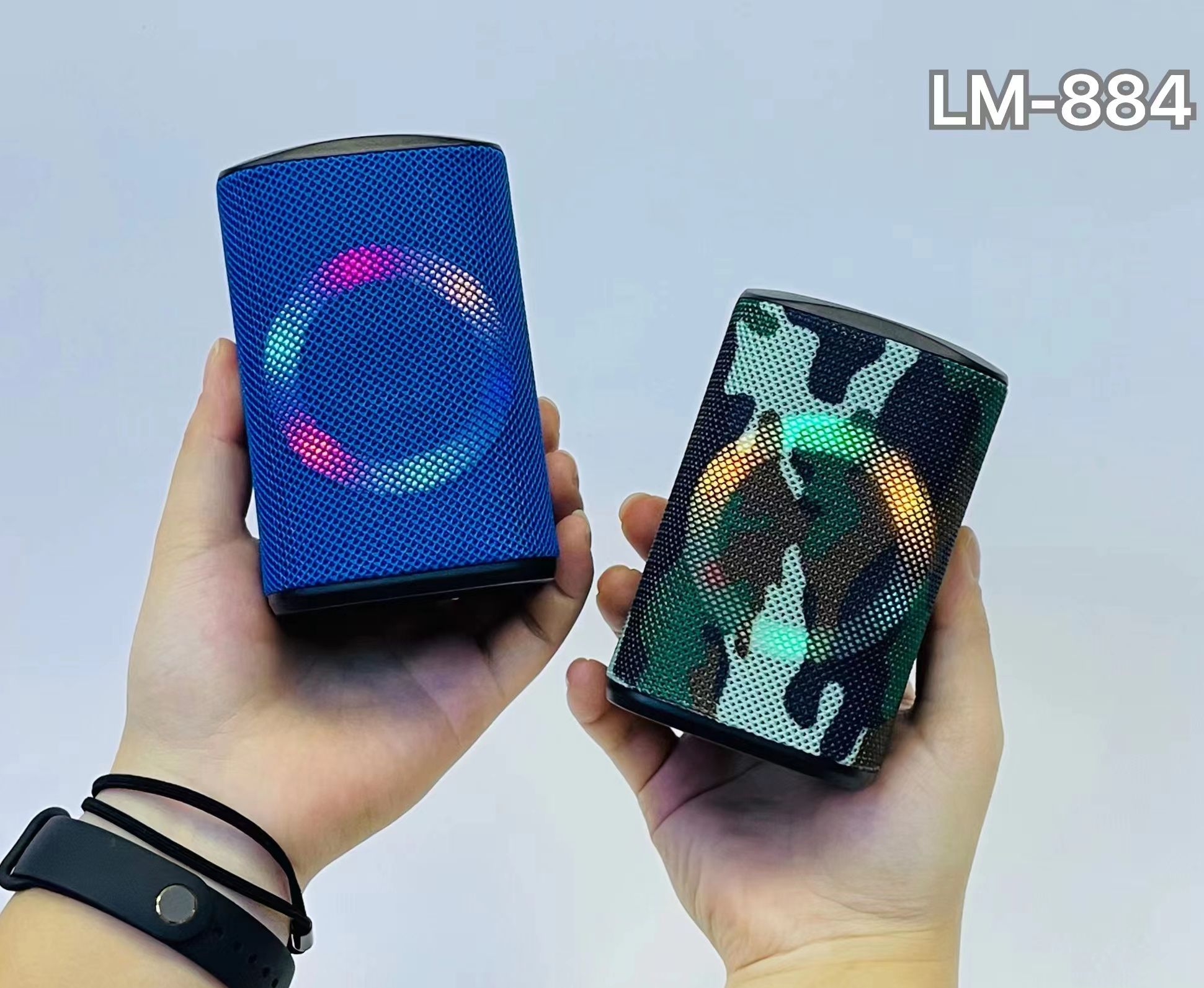 Bluetooth Speaker led light Portable Super Bass LED Speakers Lazada PH