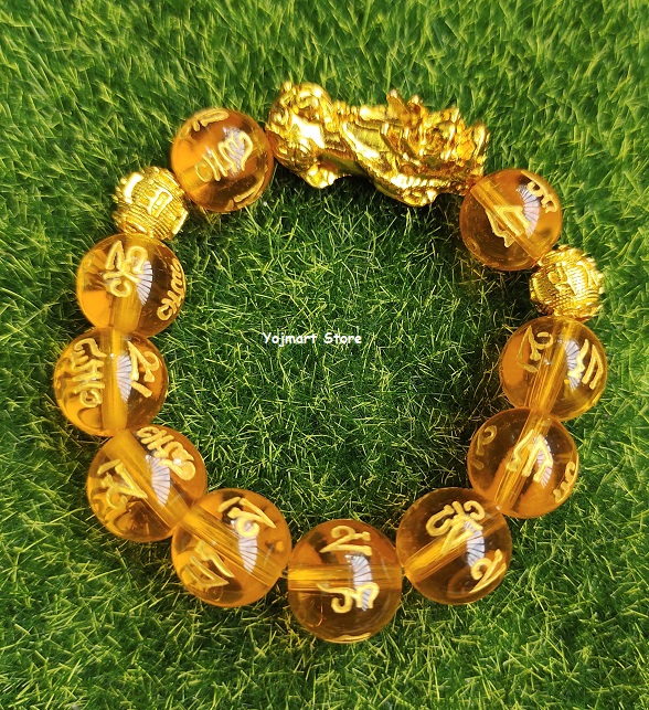  LOTONTJ Feng Shui Pixiu Wealth Bracelet Color Change Piyao  CAI/Fortune Mark Dice Coin Beads Himalaya Flower White Crystal 12mm  Powerful Chakra Gemstone Talisman Attract Money Gamble Luck Windfall :  Clothing, Shoes