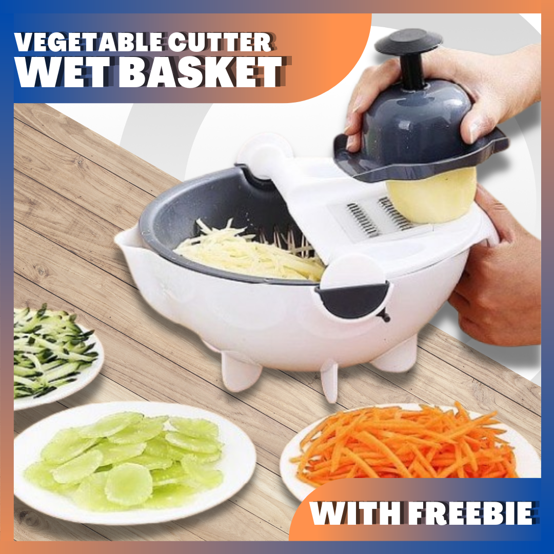 Kitchen Wet Basket - Multifunctional Shred And Slice Kitchen Wet Basket 