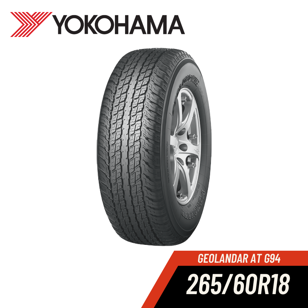 Yokohama 265/60R18 110H Tires - AT Geolandar G94 for SUV / Pick up