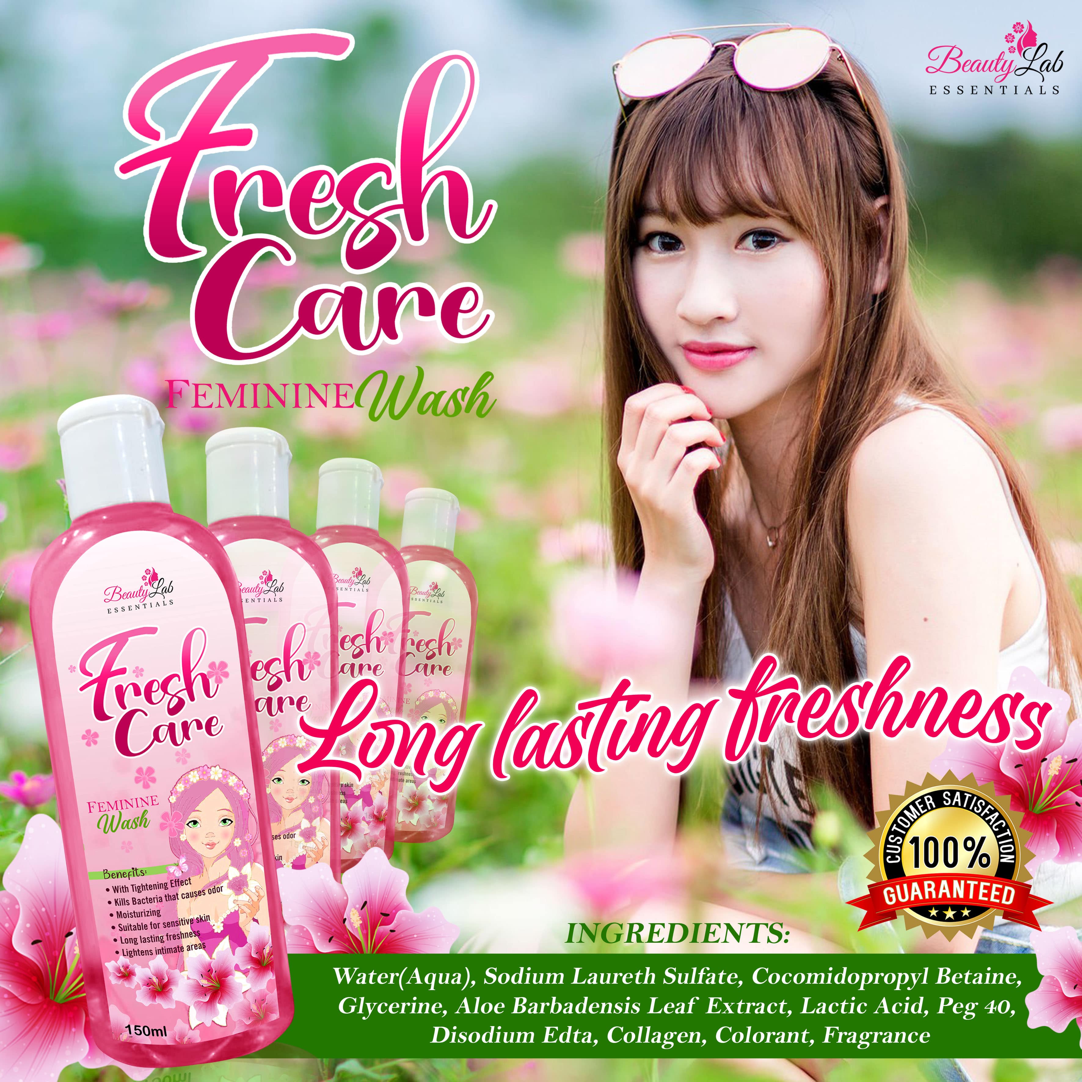 7 DC STORE Feminine WASH For Girls, 100 ORIGINAL BEAUTY LAB FRESH CARE FEMININE WASH 150 ML