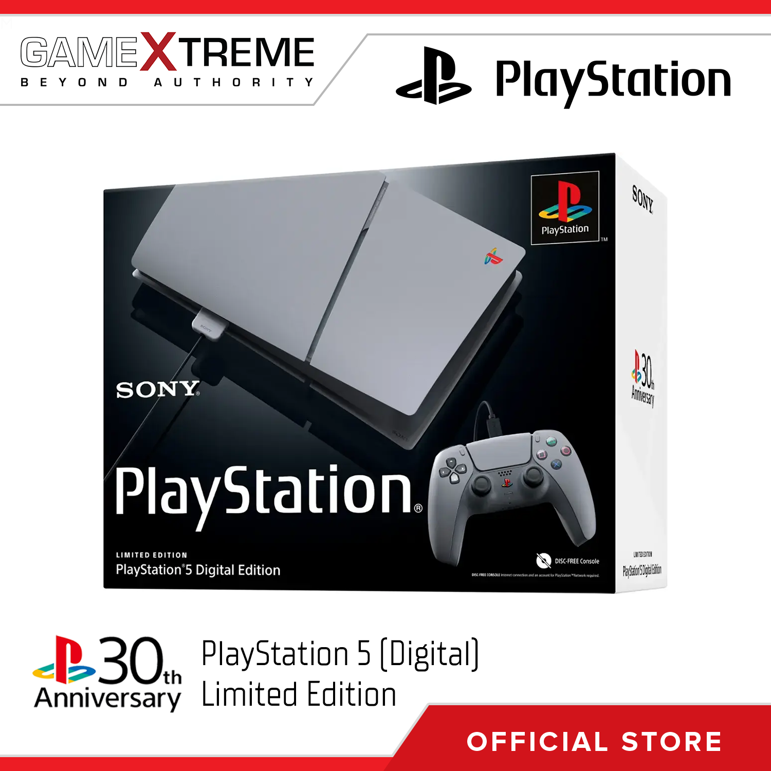 Sony Playstation PS5 Console Digital Version 30th Anniversary