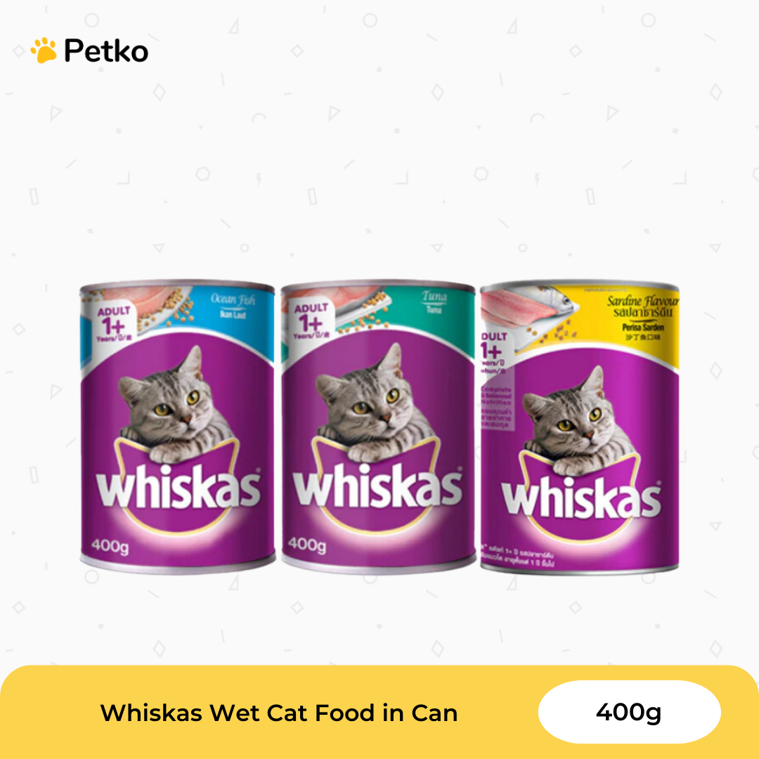 Whiskas Wet Cat Food in Can 400g Lazada PH
