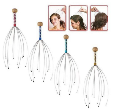 【FUN LIVE】 Bokoma Hand Held Scalp Massager