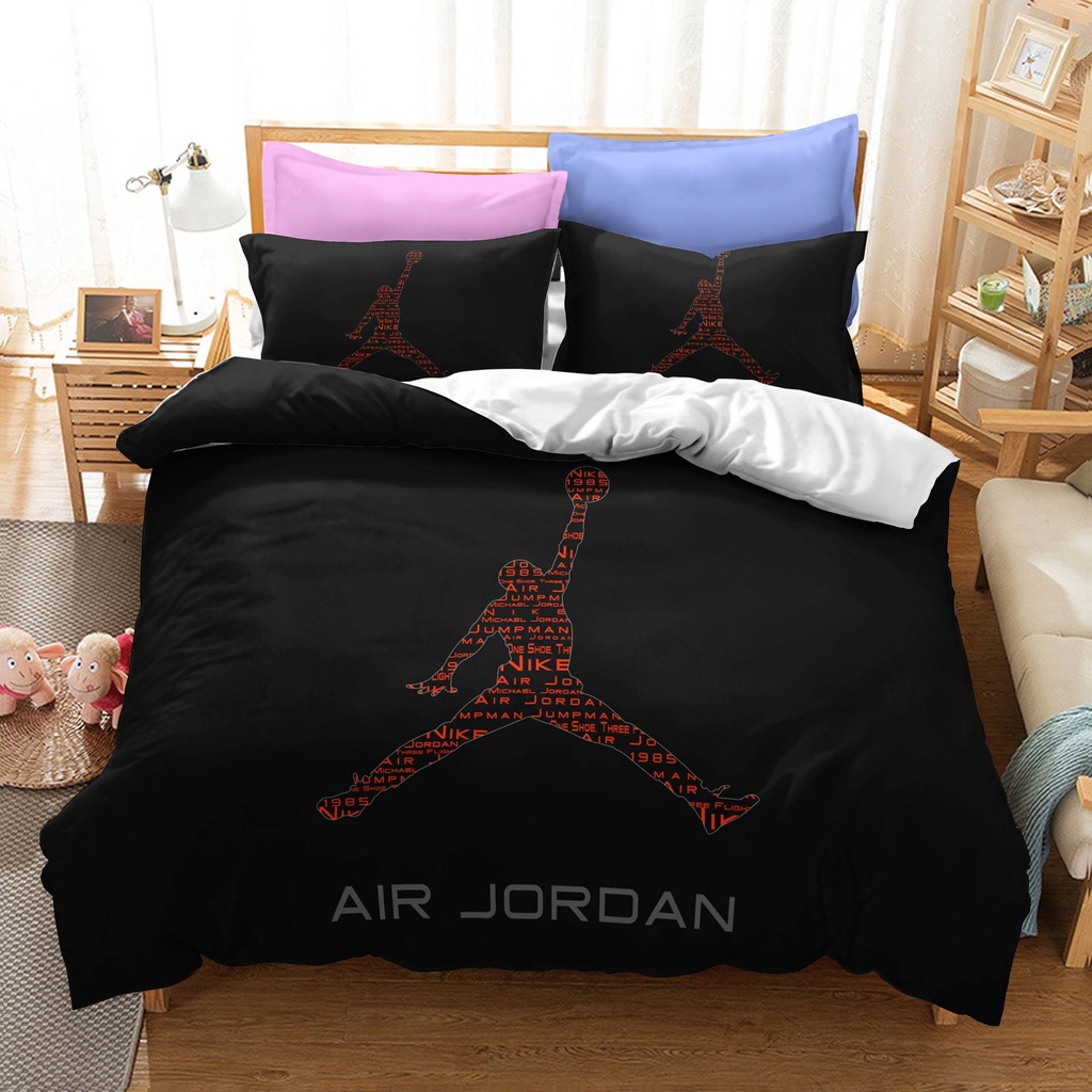 NBA Basketball 2IN1 Duvet Cover Set Single Size Bed Sheet Bedroom
