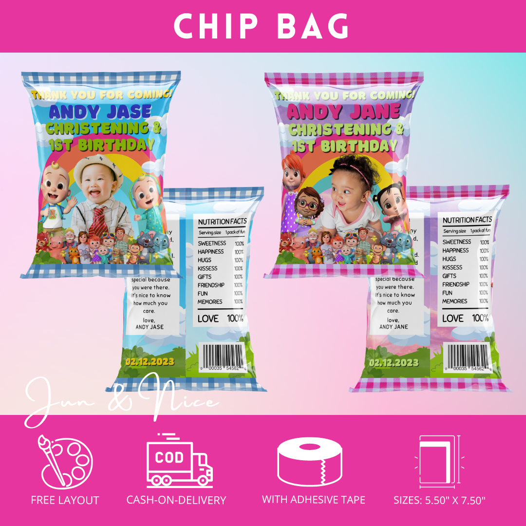 Personalized Chip bag (walang laman!) Lazada PH