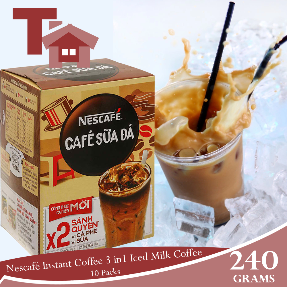 NesCafe Iced Milk Coffee 600g 3 in 1 with sugar - Hien Thao Shop