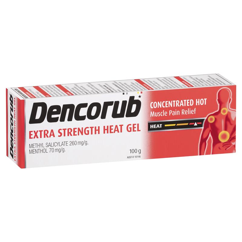 Dencorub Extra Strength Heat Gel / Regular Strength Heat Cream