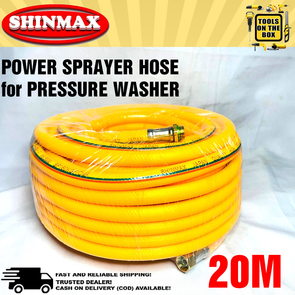 SHINMAX Japan 3ply 8.5mm High Pressure Washer Hose / Power Sprayer Hose