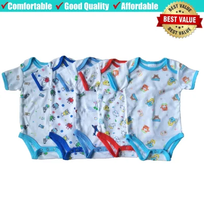 TRENDSCENTRE KIDS Small Wonders Cute Onesie Bodysuit for Baby Boy 0 to 3 months and 3 to 6 months (SOLD PER PIECE)