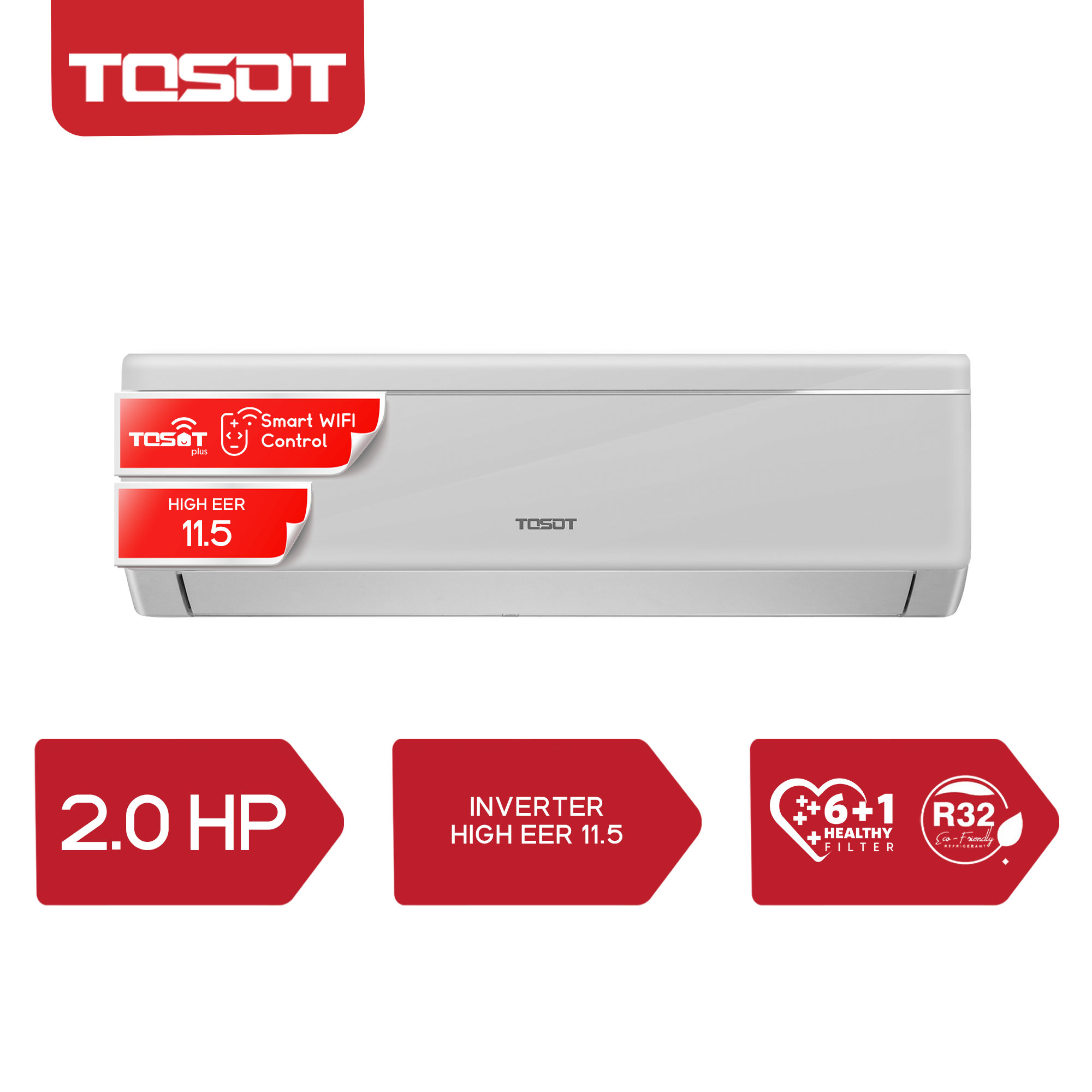 TOSOT SUPRACOOL Inverter 2.0HP Wall Mounted Type Smart Air Conditioner