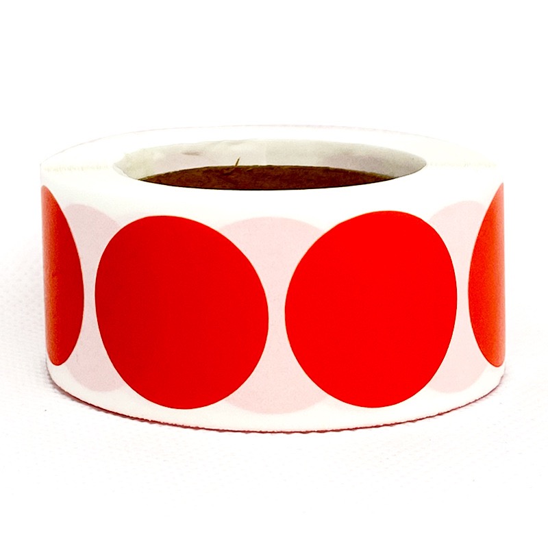 500Pcs/Roll Chroma Label Color Code Dot Labels stickers 1 inch teacher ...