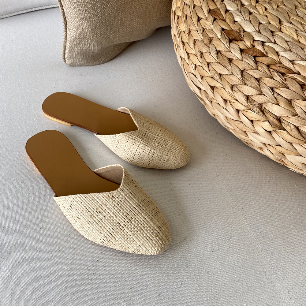 wicker mules