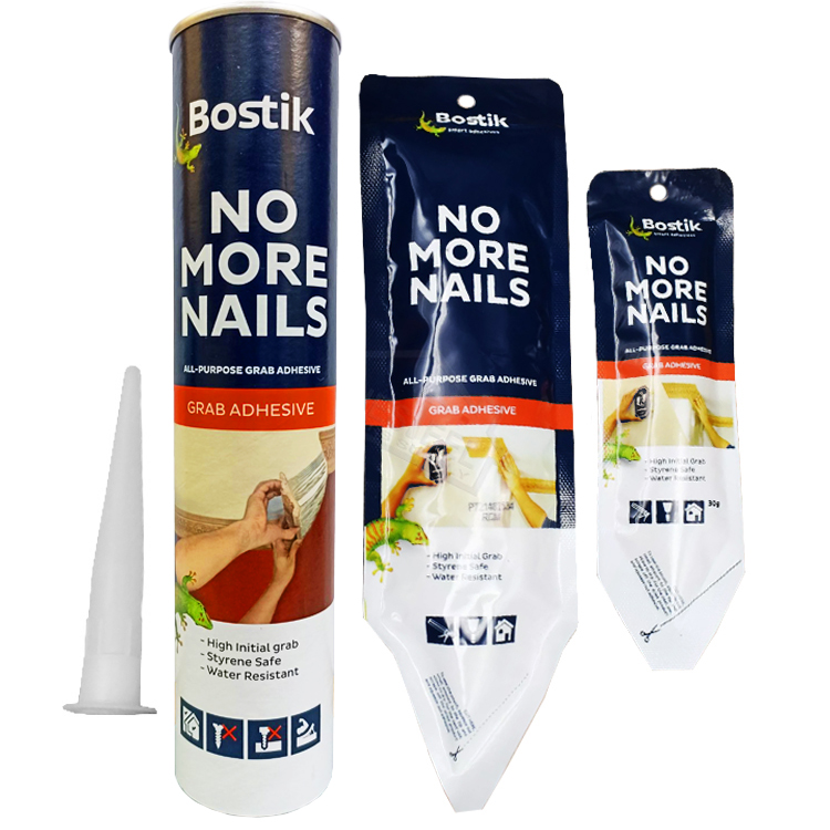 UniBond No More Nails Original, Heavy-Duty Mounting Adhesive, Strong Glue  for Wood, Ceramic, Metal & More, White Instant Grab Adhesive, 1 x 365g  Cartridge - Amazon.com