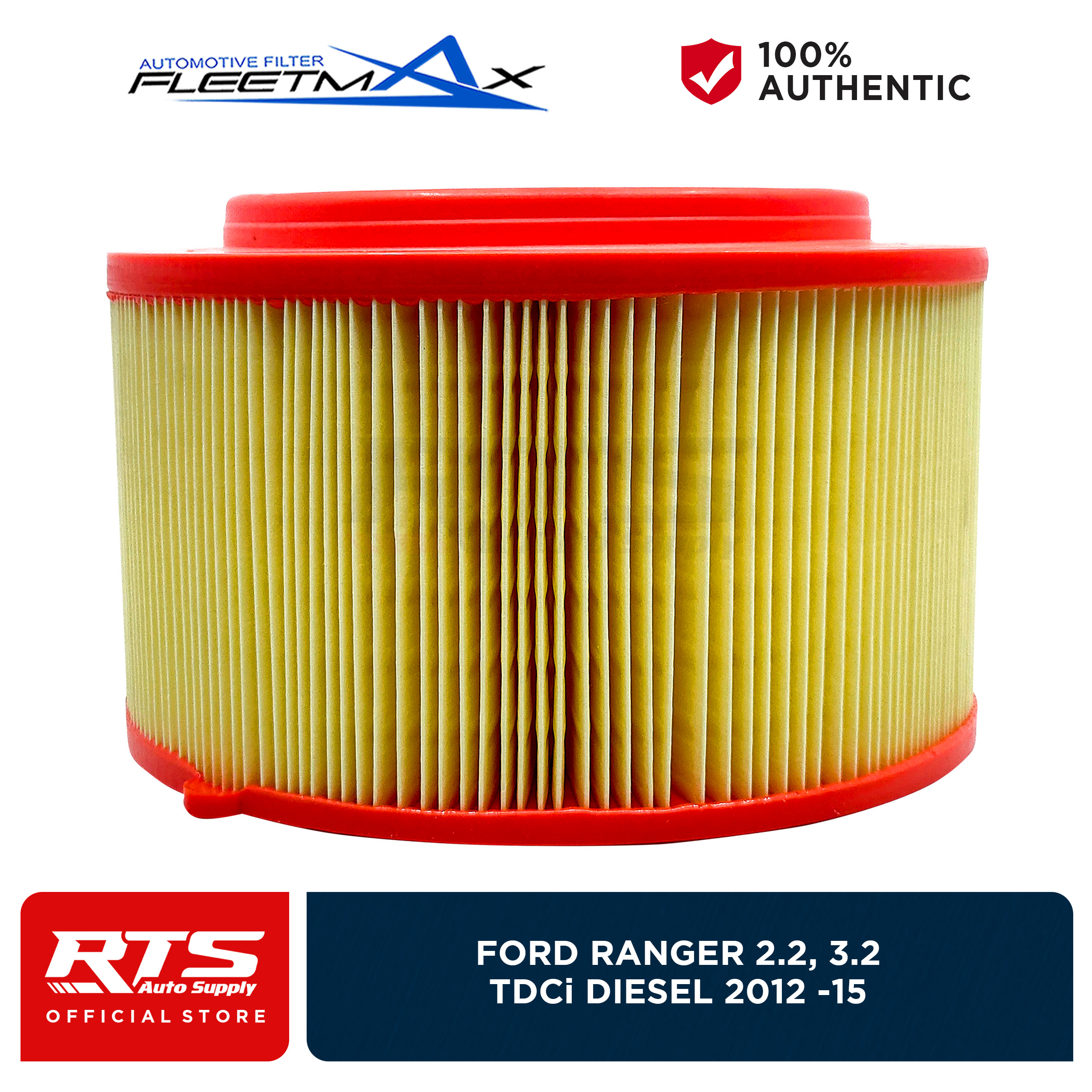 Fleetmax Engine Air Filter for Ford Ranger 2.2 3.2 TDCi Diesel 2012