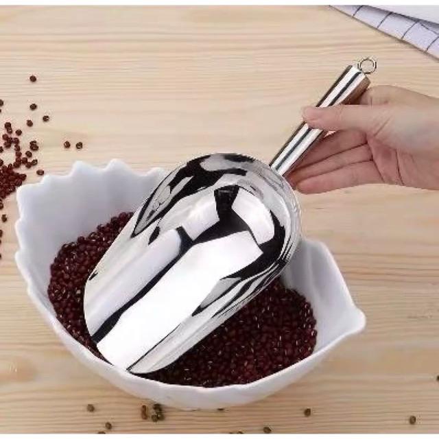 Dropship Multipurpose 2 PCS Stainless Steel Small And Large Ice Scooper For  Freezer Ice Machine Maker Candy Scoop Flour Spoon Shovel Ice Cream Scoop  Antique Ice Cream Scoop Coffee Bean Scoop Rice
