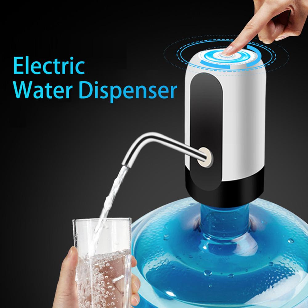 USB Rechargeable Electric Dispenser Bottle Water Pump Automatic Portable  travel outdoor electric suction water bucket pump | Lazada PH