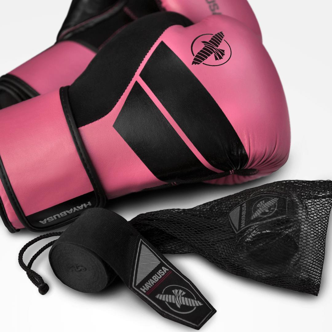 S4 BOXING GLOVE KIT w/ FREE handwraps and washbag PINK Lazada PH
