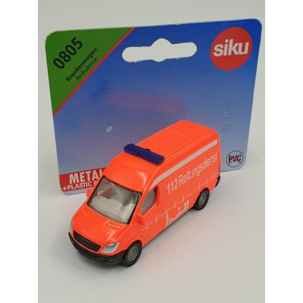 Siku Ambulancia Países Bajos – Vehículo En Miniatura De Juguete, Escala 1/87, Para Niños De 3 A 8 Años