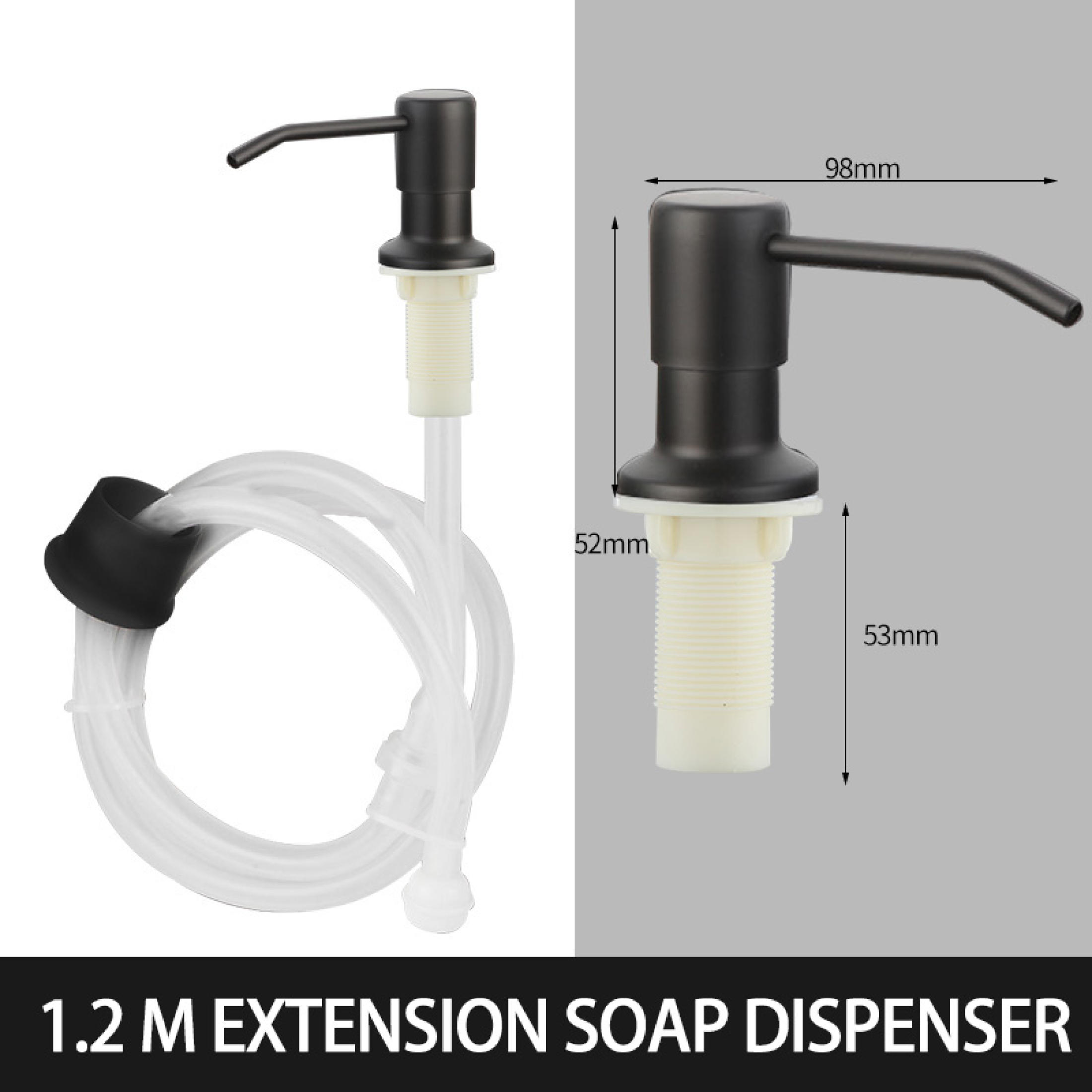 COD SUS304 Stainless Steel Kitchen Sink Liquid Soap Pump Dispenser