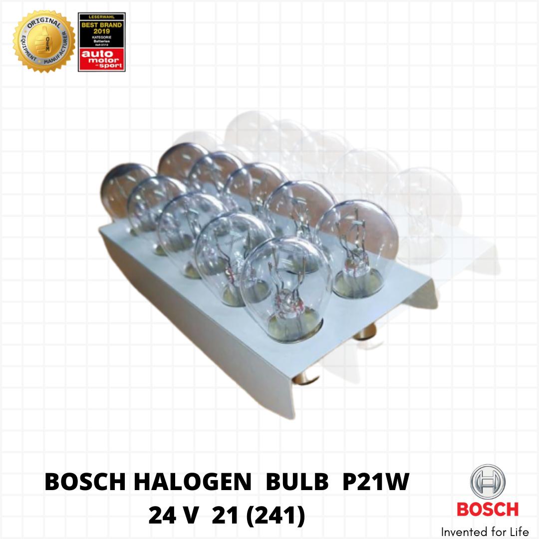 Single filament bulb 12V - P21W 21W - 2 pcs - BOSCH PURE LIGHT – DAC Srl