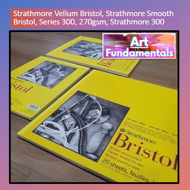 Strathmore Vellum Bristol, Strathmore Smooth Bristol, Series 300