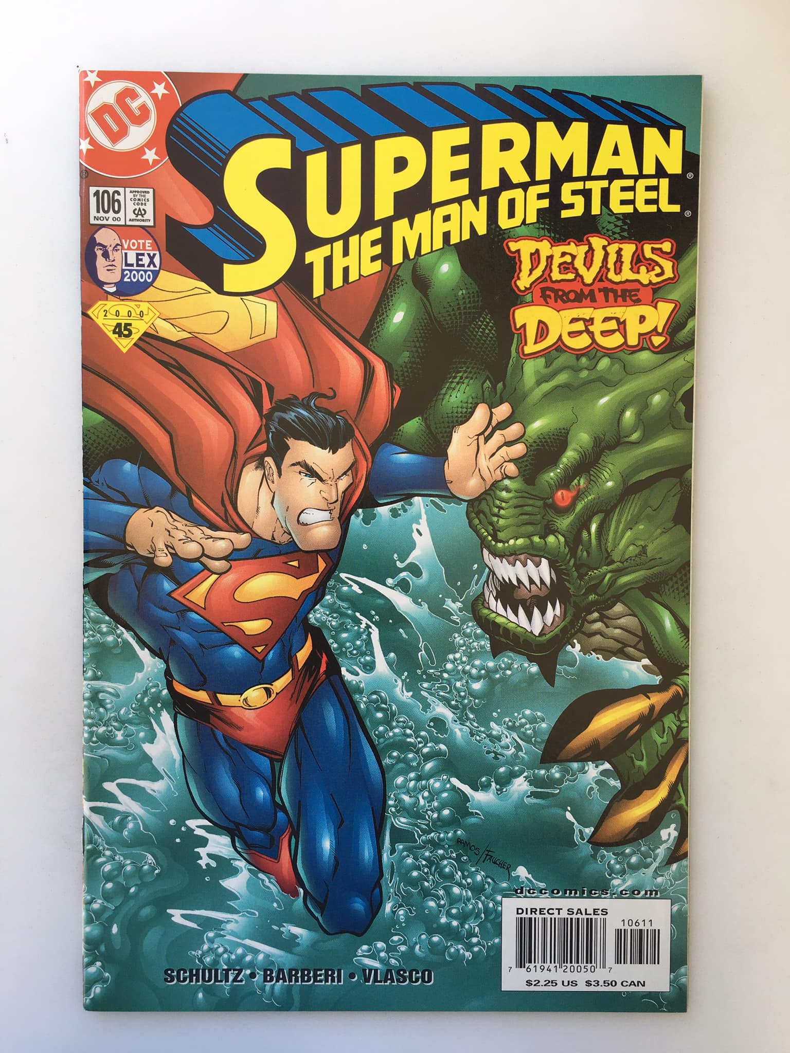 Superman The Man of Steel 106 Published Nov 2000 by DC Comic Book Original  Comic Cartoons Super Heroes Collection Collectibles Reading Kid Booked Book  For Sale Your Comic Shop Magazine Hobbies Publishing