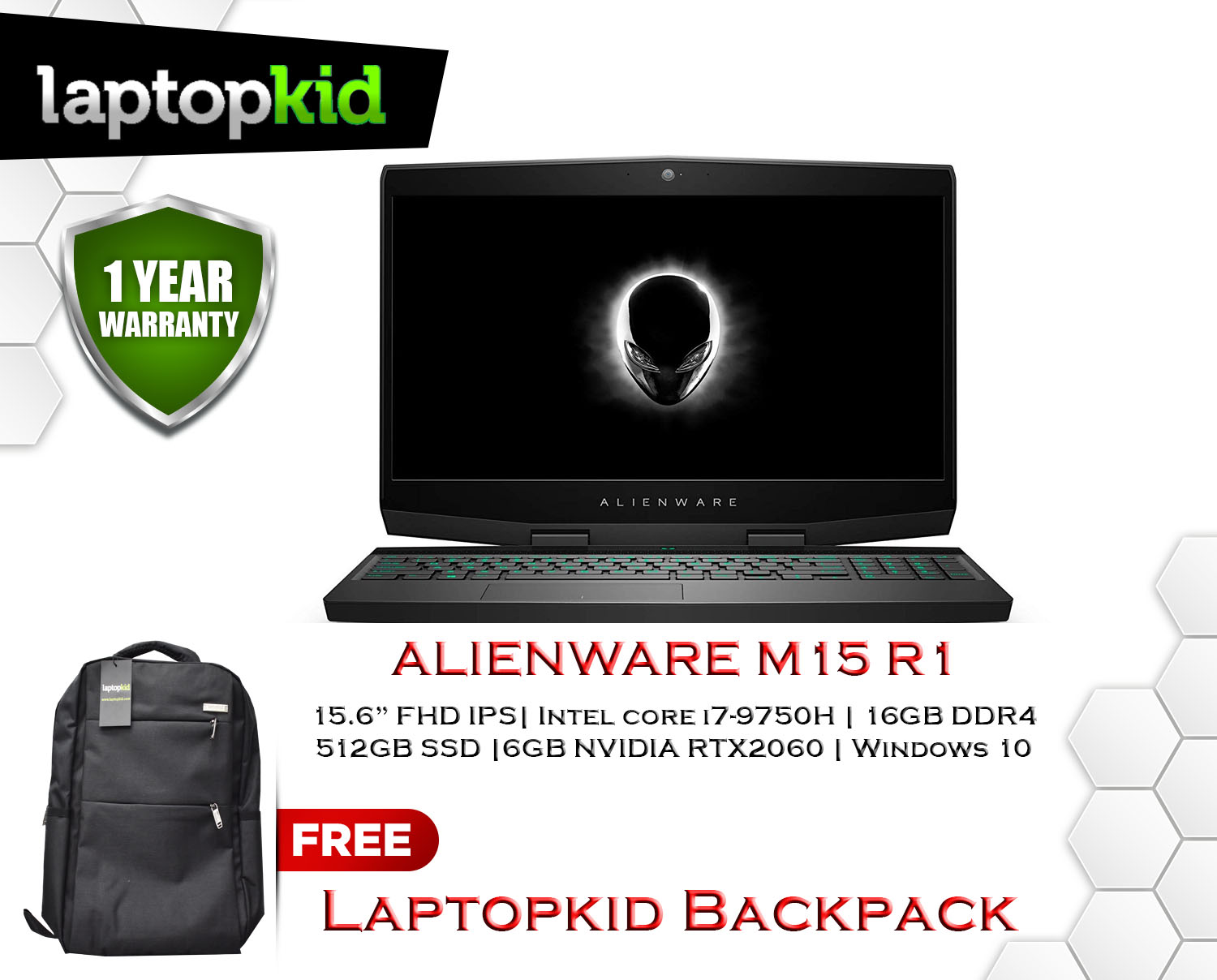 Alienware M15 R1 Gaming Laptop 15 6 Fhd Ips Intel I7 9750h 16gb Ddr4 512gb Ssd 6gb Nvidia Rtx2060 Windows 10 Home Lazada Ph