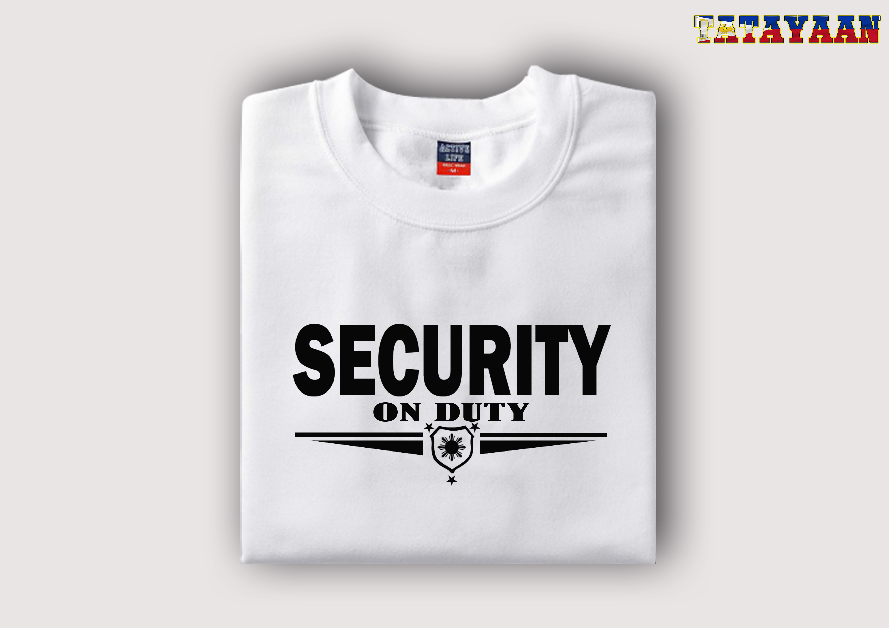 TSHIRT PRINT SECURITY ON duty TSHIRT FOR MEN AND WOMEN Lazada PH