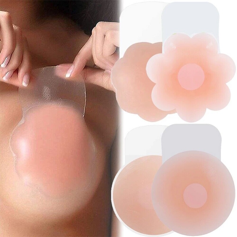 Silicone Lift Nipple Cover Petal Anti-sagging Gathering Invisible Breast  Chest Bra Pasties Pad Stickers Strapless Bra
