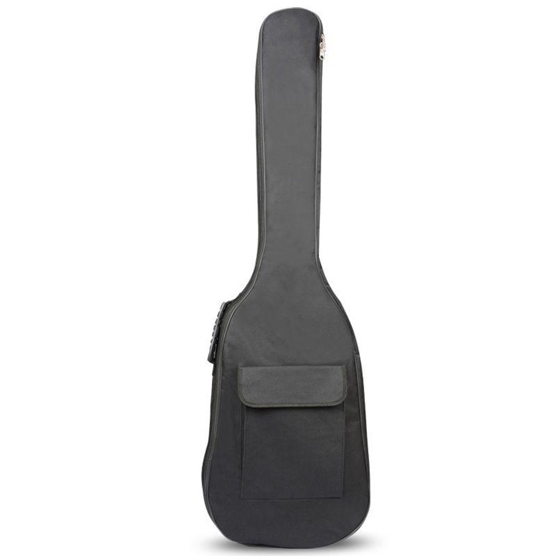 Black Waterproof Double Straps Bass Backpack Gig Bag Case for