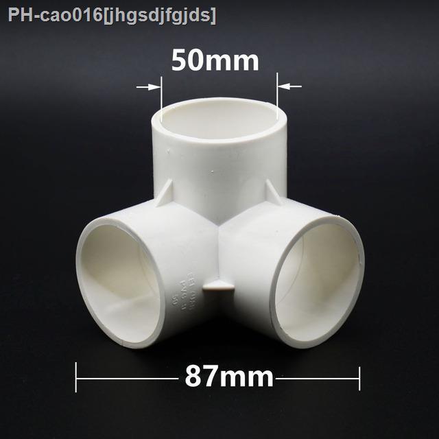 3/4/5-Way 20/25/32/50mm PVC Pipe Connector Fittings DIY Plastic Water ...