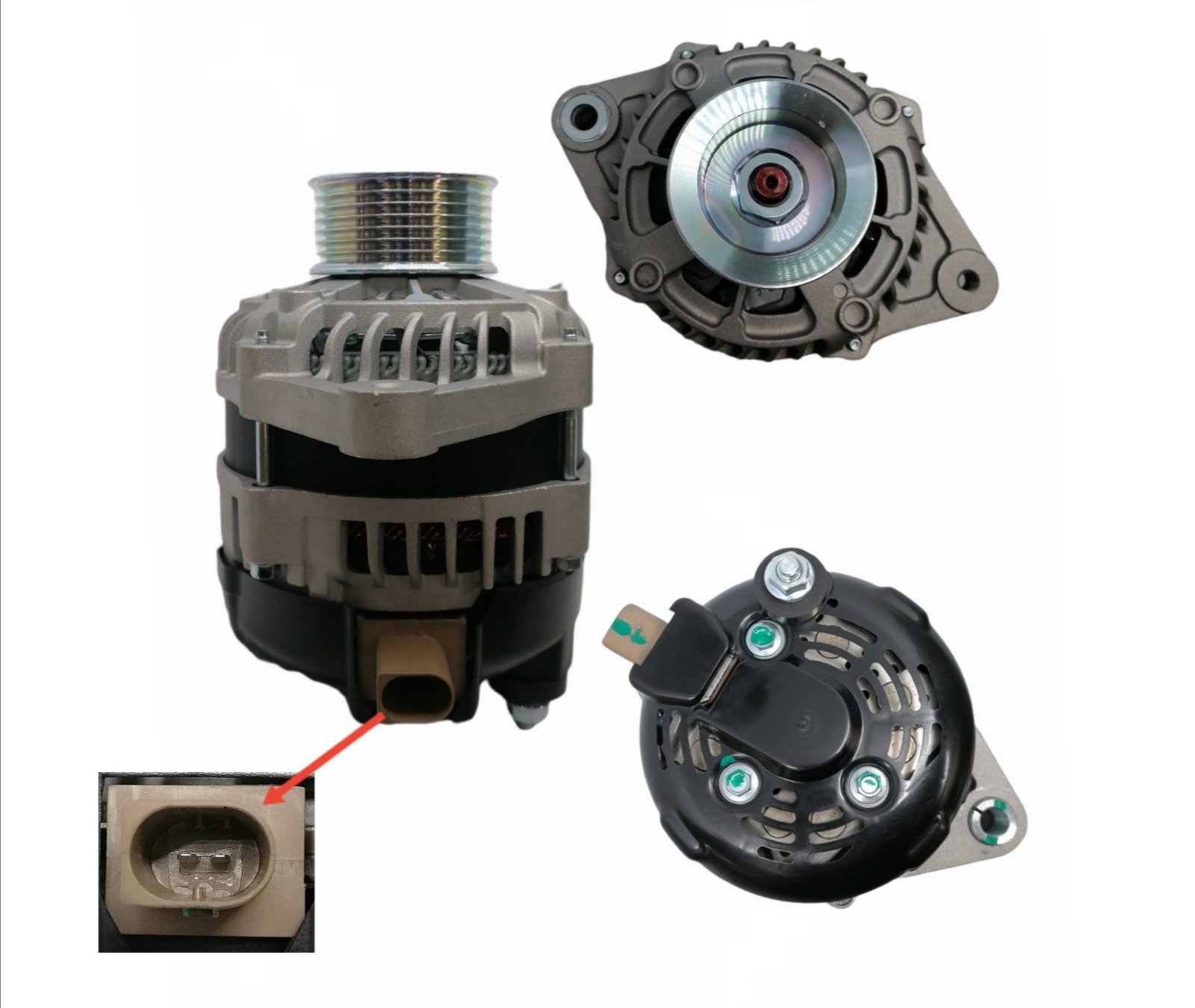 ALTERNATOR ASSEMBLY Replacement part no.( 1042113440 ) ISUZU 4JK1