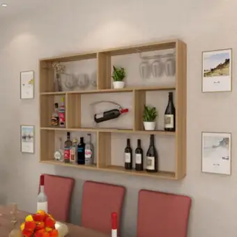 Minimalist Modern Wine Cabinet Frame Hotel Wine Rack Wall Hangers