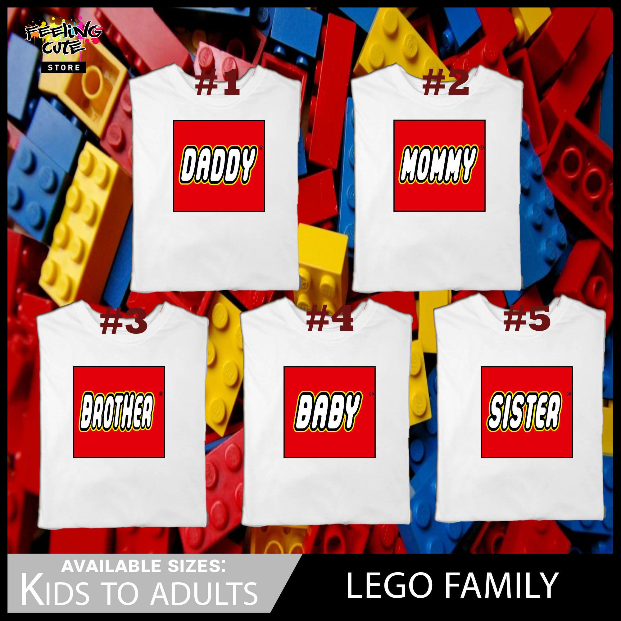 Lego family outlet shirts