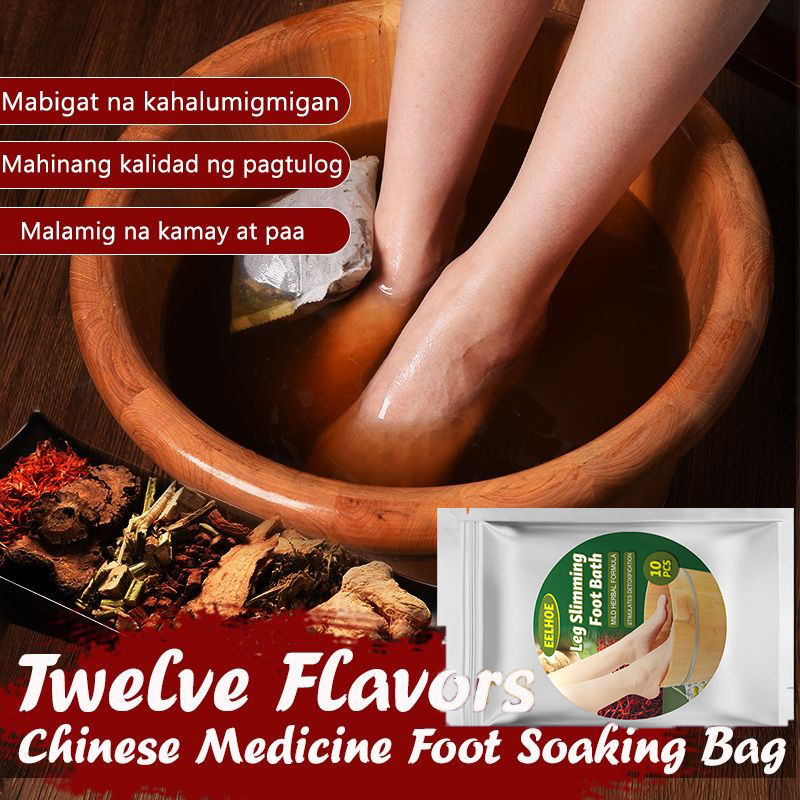 10Pcs/Box Wormwood Foot Soak Pack Ginger Foot Soak Original Bath Bag