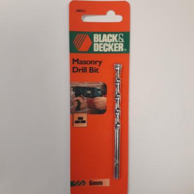 Masonry & Percussion: Masonry Drill Bit: BLACK+DECKER Drill Bits 1/4 in. x  4 in. 16732