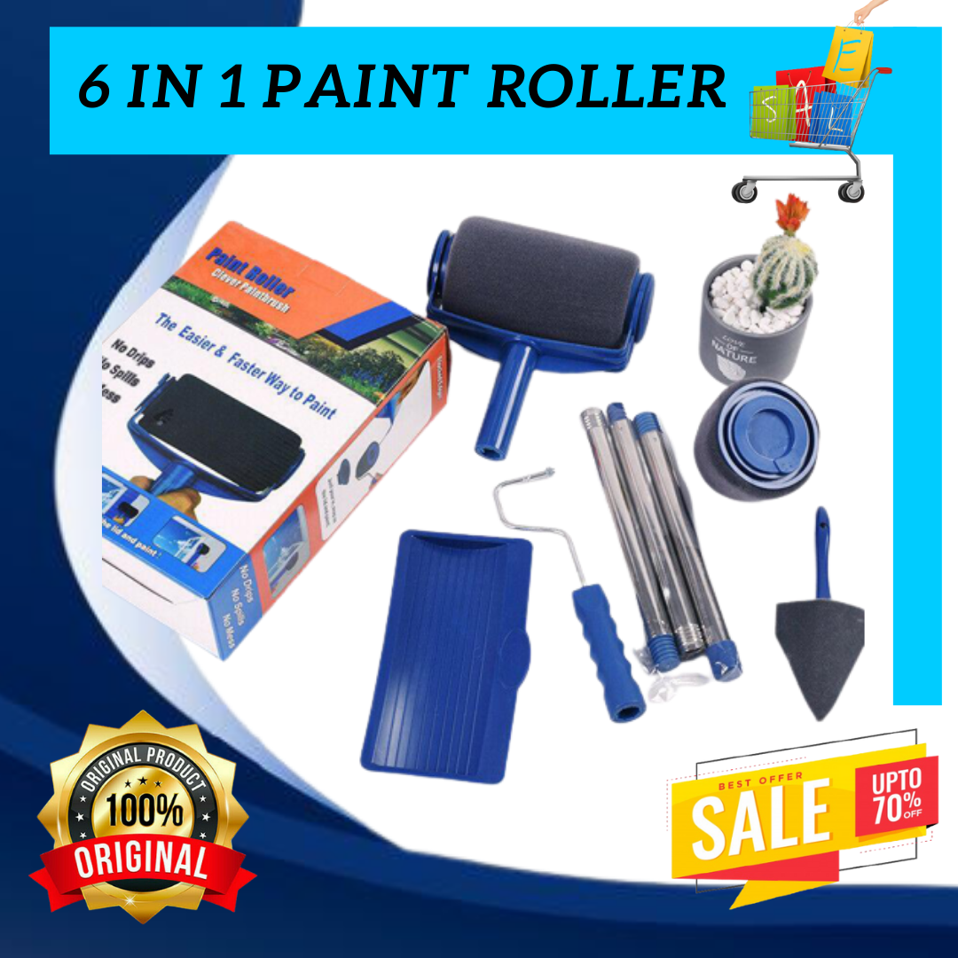 Paint Roller Set Tool Set Clever paintbrush Washable Refillable Paint
