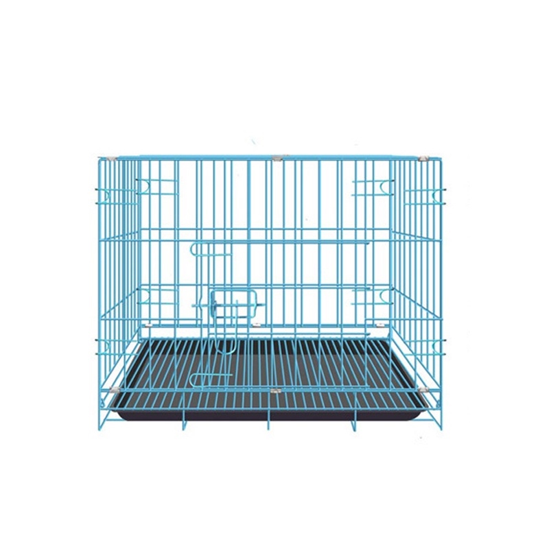Dog Cage with Poop Tray Heavy Duty Pet Collapsible Cage Foldable Pet Cat Puppy Cage Lazada PH