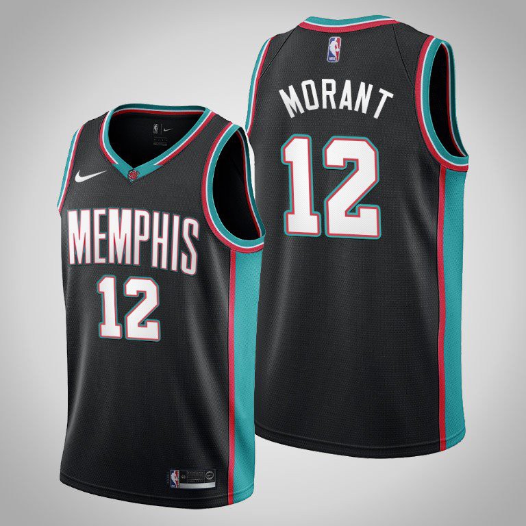 genuine ✮kor Men Memphis Grizzlies 12 Ja Morant Basketball