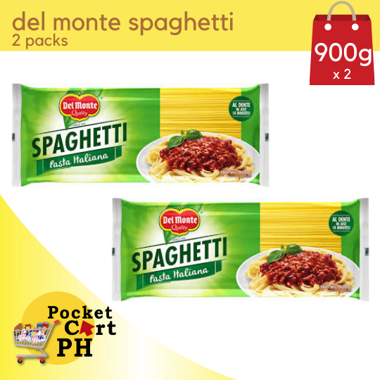 Del Monte Pasta Spaghetti 900g 2 packs | Lazada PH