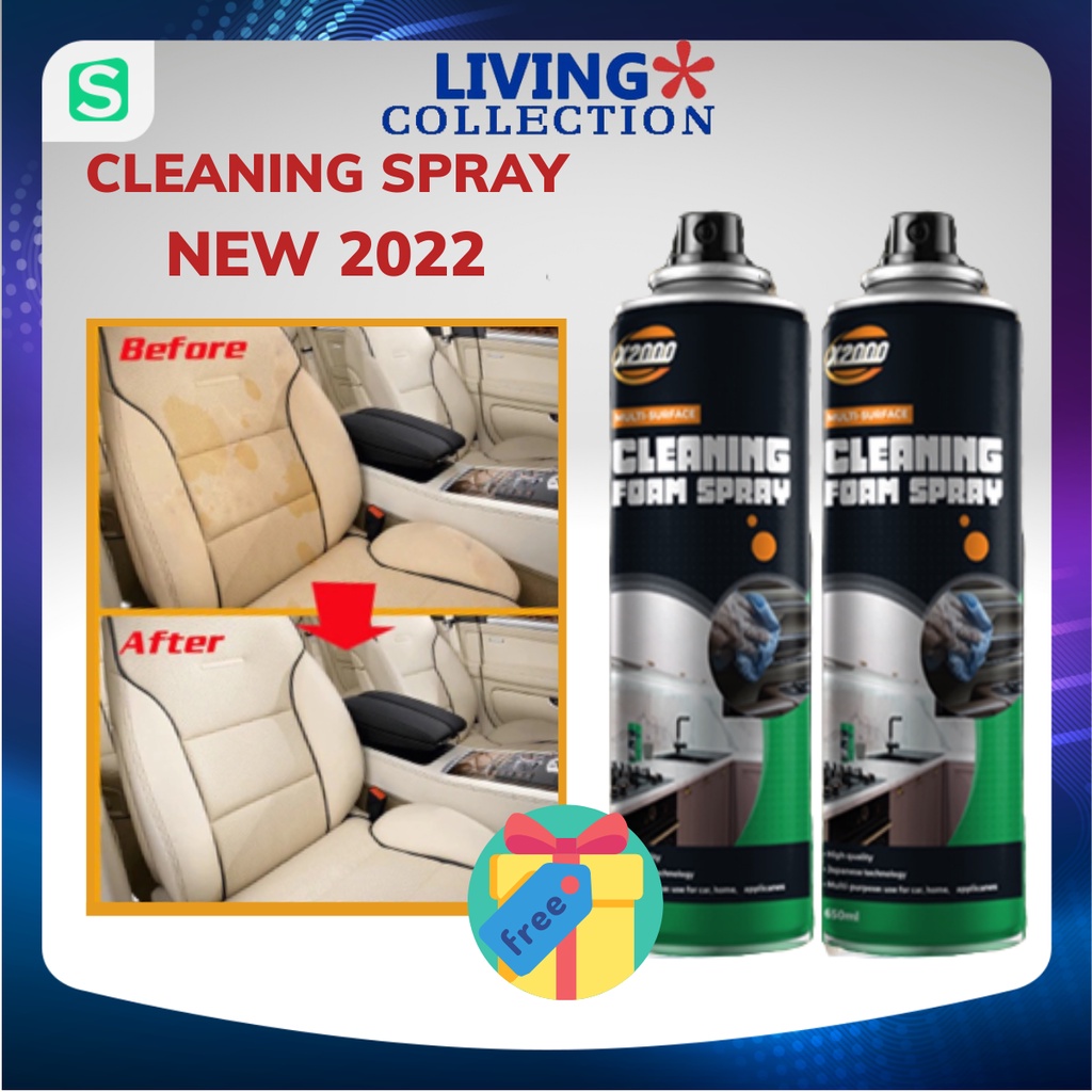 【local stock】 Cleaning Spray X2000 Car Foam Cleaner Spray, Car Interior