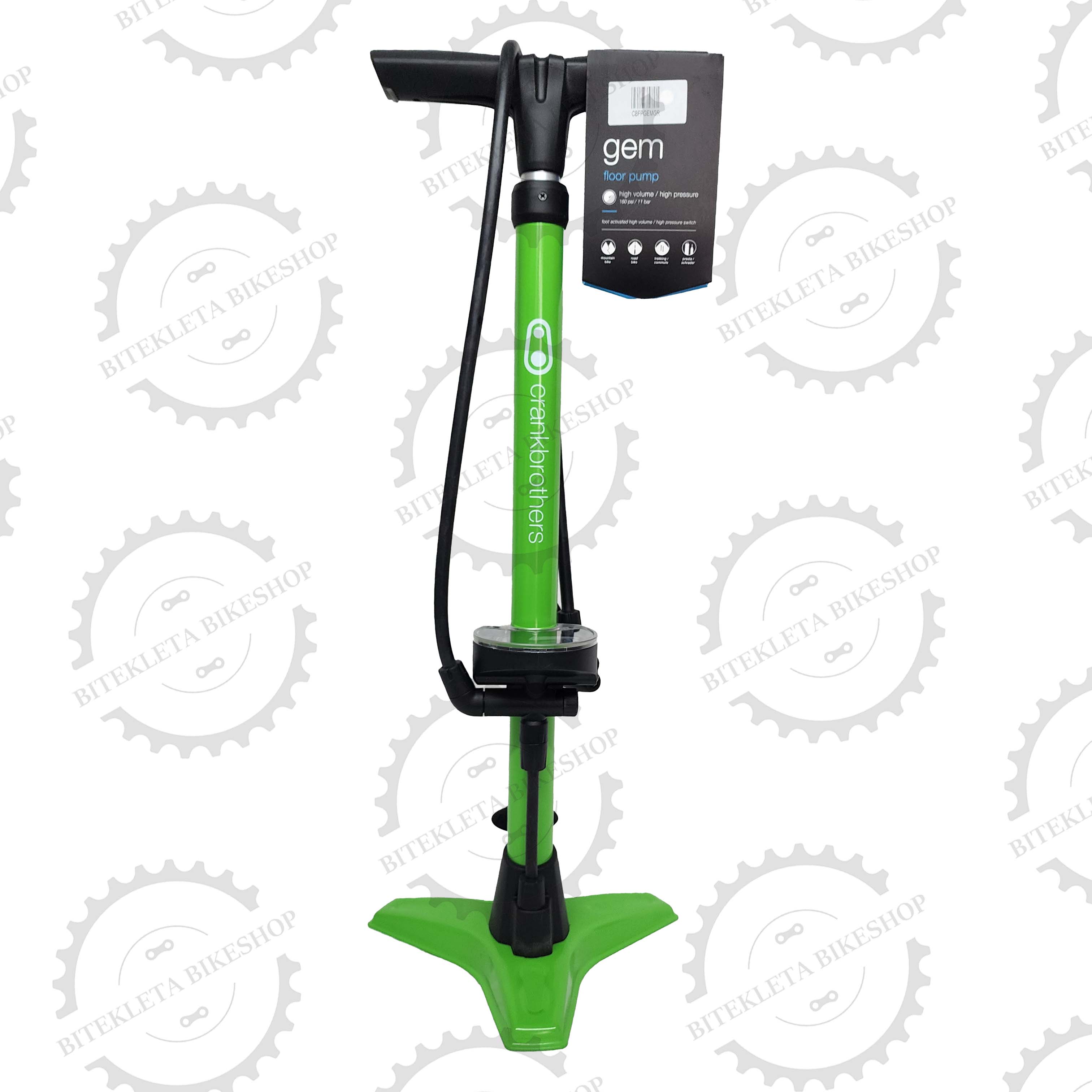 Crank brothers sapphire online floor pump