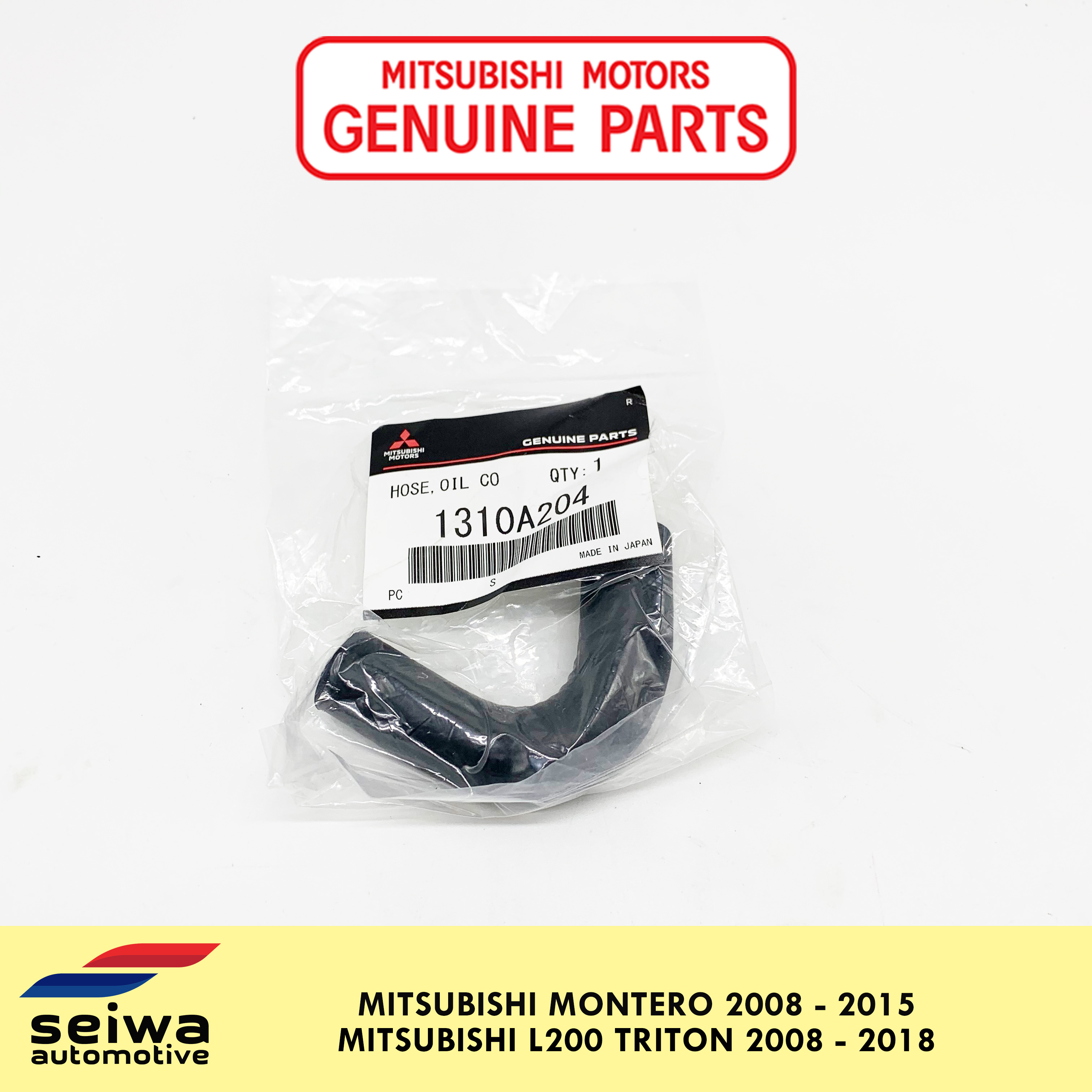 Automotive MITSUBISHI OEM 02-06 Montero-Engine Oil Cooler Hose MR431081 ...