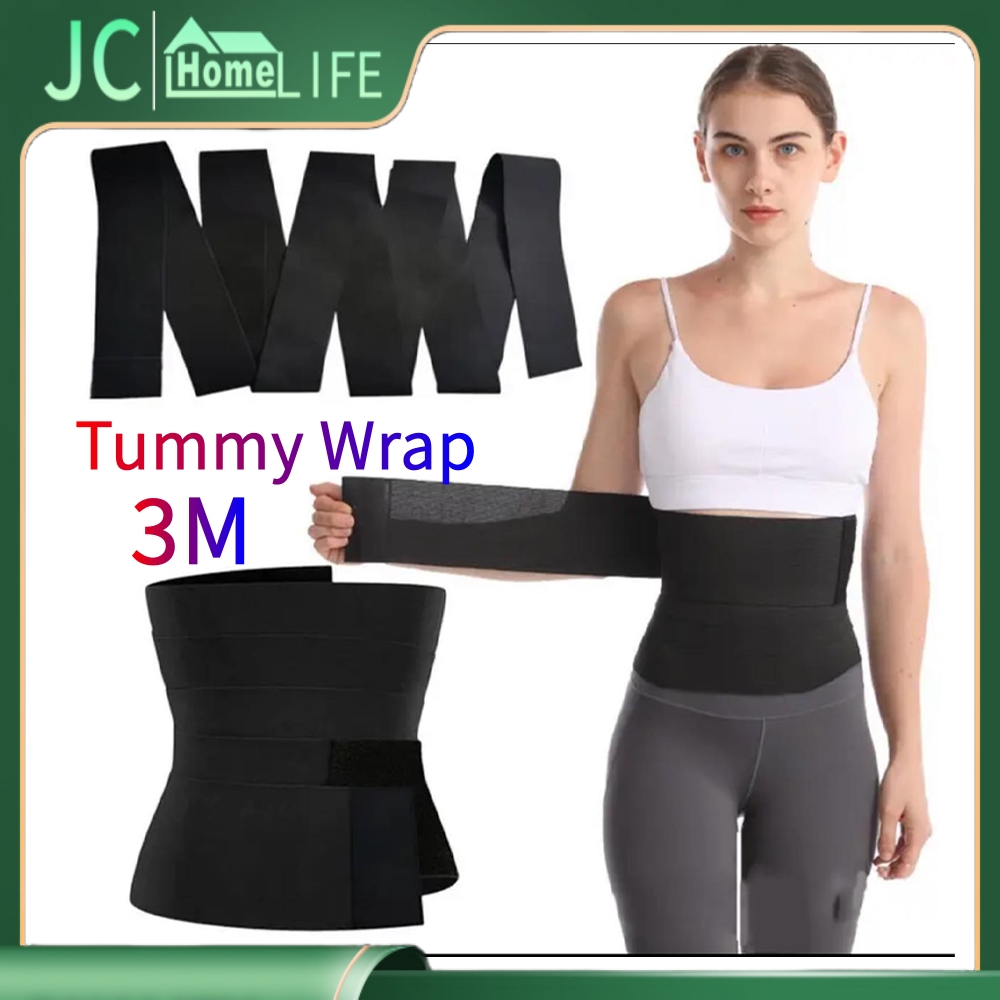 Waist Trainer for Women Bandage Wrap Sauna Belt Long Torso Tummy Wraps  Belly Body Shaper Waist Trimmer Belt