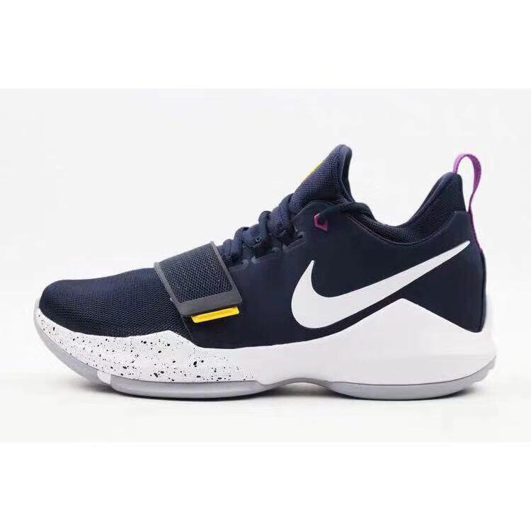 PG 1 Paul George 1 White Black Beethoven Men Basketball Shoes LVB ...