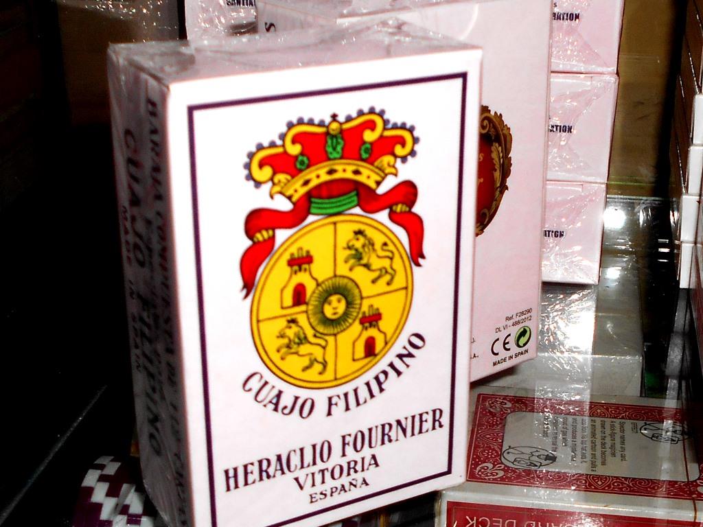 Original Heraclio Fournier Cuajo Filipino Playing Cards Lazada PH