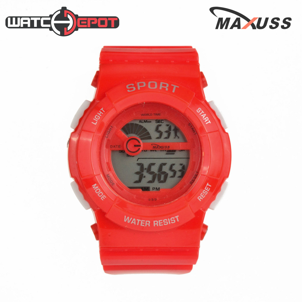 Maxuss Ladies Rubber Sports Watch 959 (Red) Lazada PH