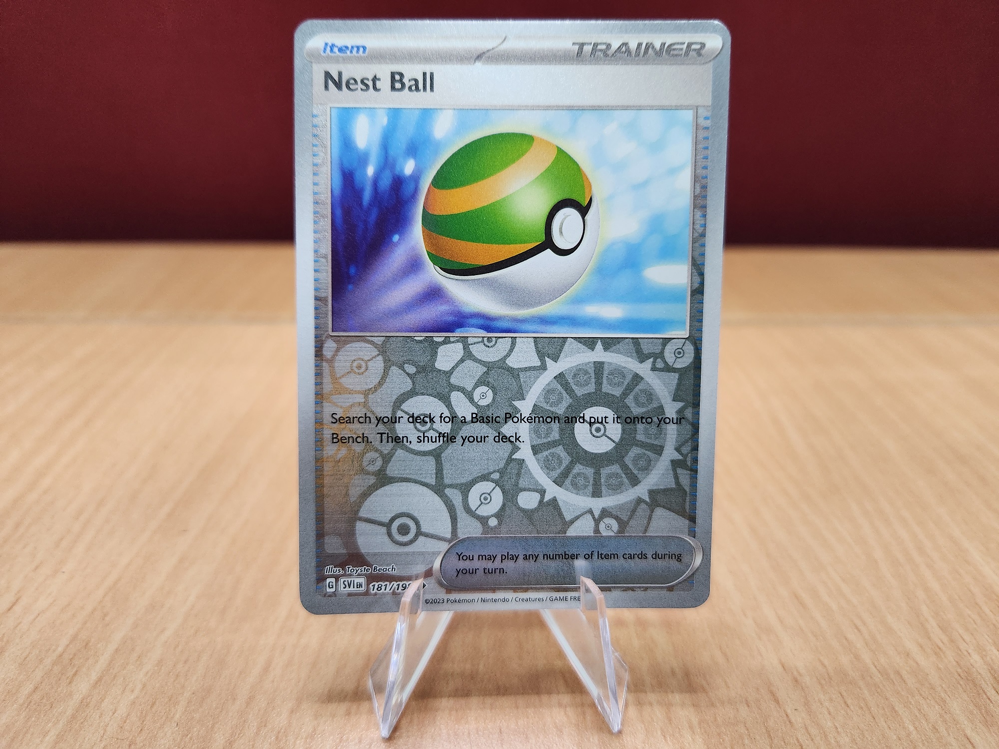 Nest Ball - 181/198 - Scarlet and Violet - Pokemon Card Singles Family Game Pokemon  Card 8+ Years Pokemon Card - Lazada | Lazada PH