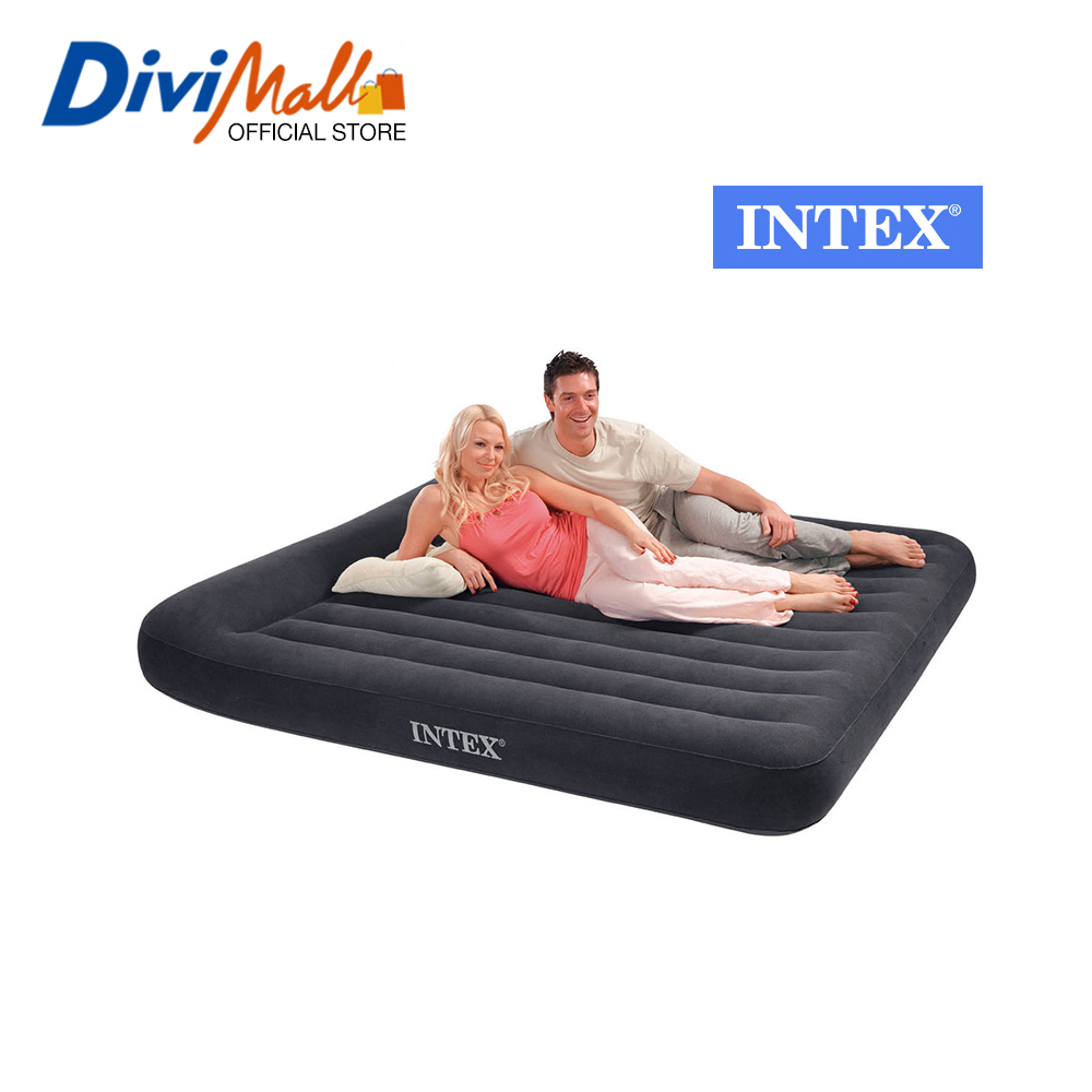 Durabeam Airbed Queen Size Inflatable Air Camp Mattress Outdoor Camping Intex 